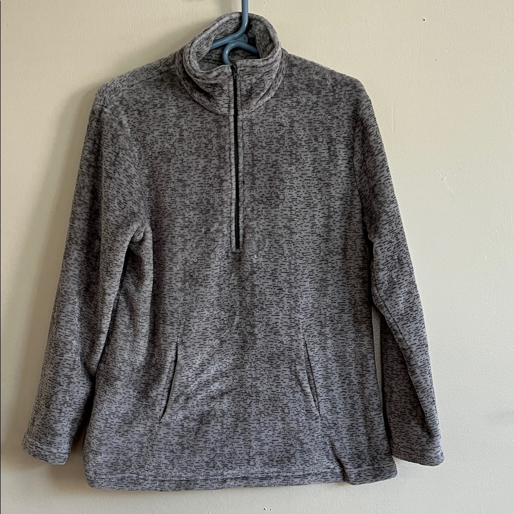 Stylish Gray Textured Pullover
